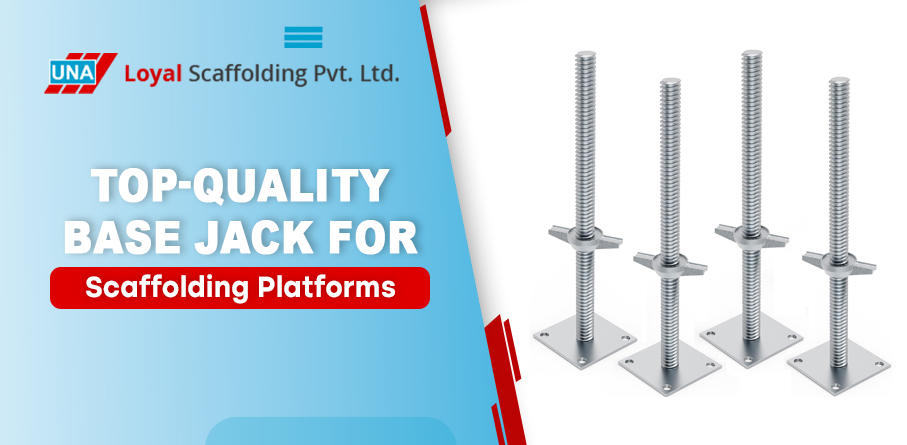 Base Jack for Scaffolding Platforms